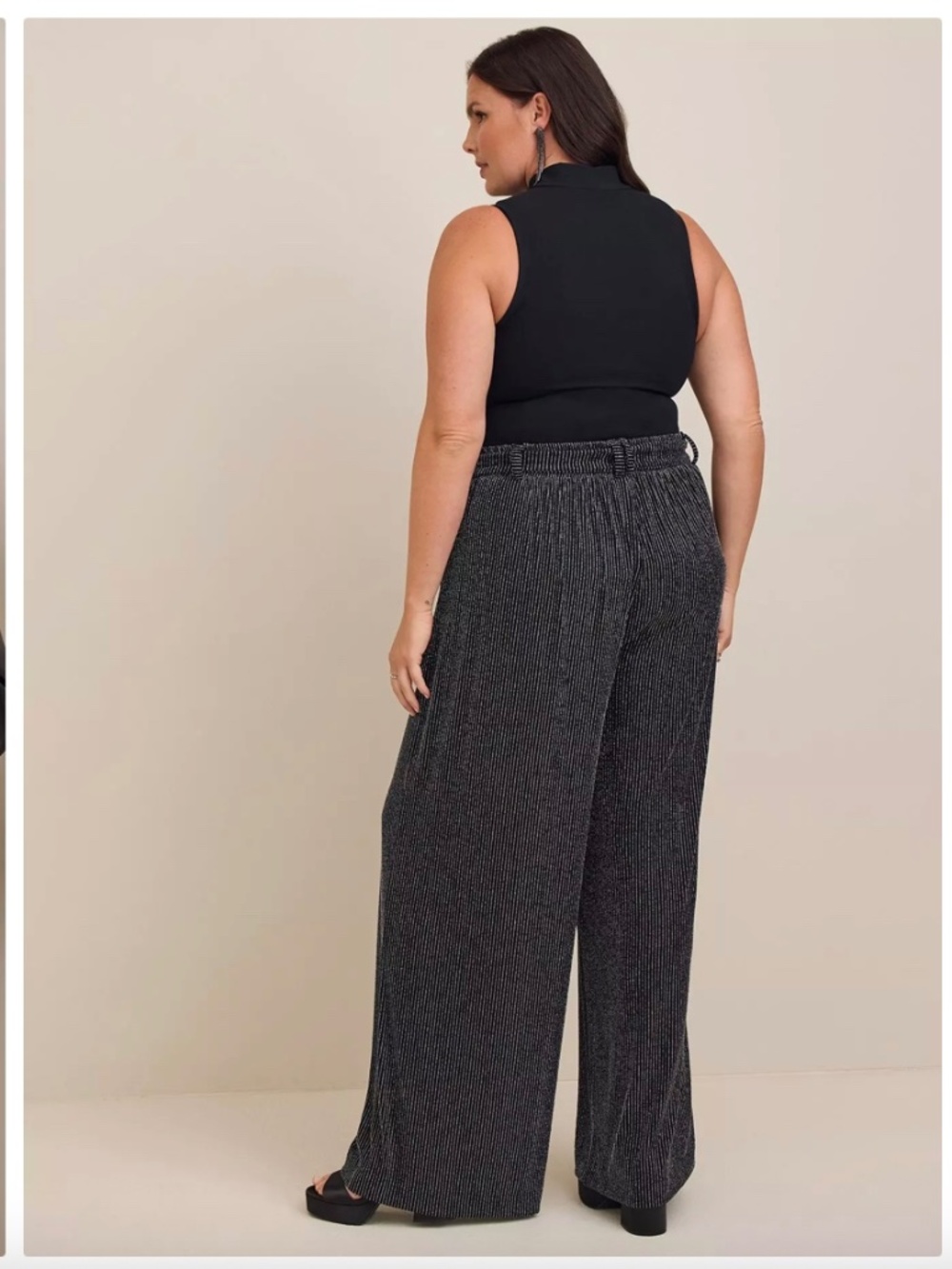 HIGH RISE LUREX PANT - NWT - Picture 3 of 7